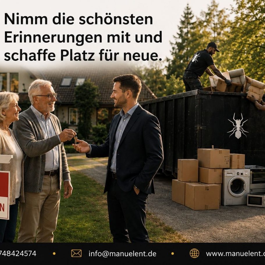 Haushaltsauflösung Wohnungsauflösung Hopsten Hausräumung firma Manuel Enterprises Hopsten Manuelent.de Entrümpelungsfirma Inkl.  Entsorgung 