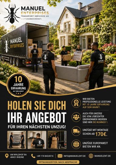 Kurzfristige Entrümpelung Salzbergen Rheine Steinfurt Emsdetten Hörstel Ibbenbüren Greven Zwangsräumung Teilentrümpelung Garagenentrümpelung
